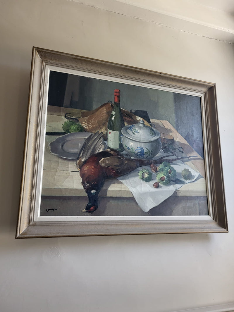 Oil on Canvas "Game & Chestnuts"
