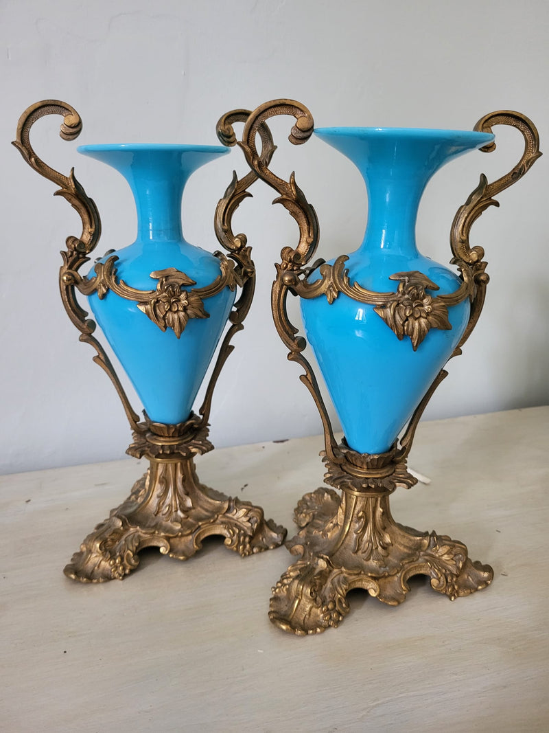 Pair of 19th century French vases